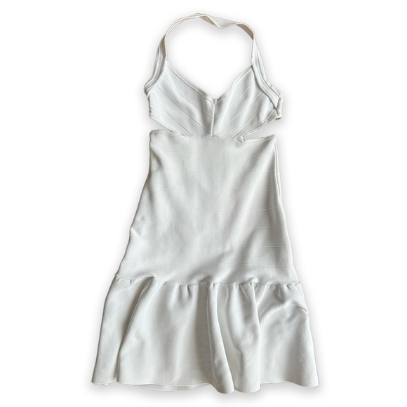 Guess ◡̈ Mirage Cut-Out Bandage Halter Mini Dress - Picture 4 of 15